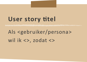 Wat is een user-story?